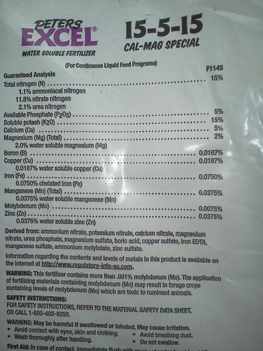  NPK Ratio of 3:1:3 This one soluble type