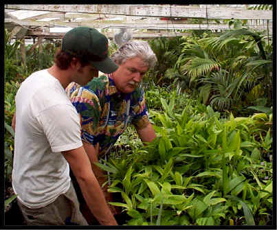  Picture of Phil & son Jesse Bergman at the nursery soon after opening the new nursery in Encinitas in approximately 1995.