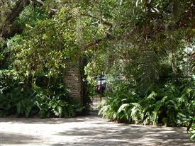  Entrance into a garden